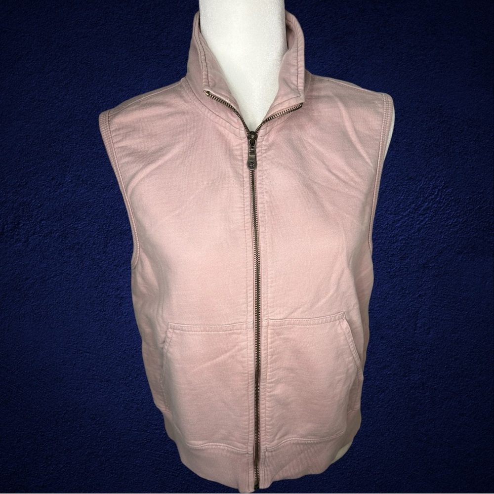 Eddie‎ Bauer - Full Zip 100% Cotton Vest  - Women's Size Medium